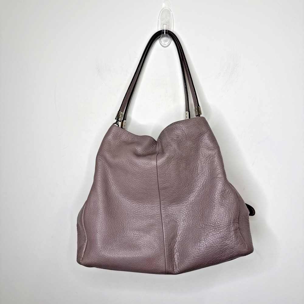 Coach Madison Phoebe Pebbled Leather Triple Compartment Shoulder Bag 26224 Hobo - Picture 2 of 16
